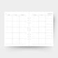 2024 Monthly Planner with Grid Layout