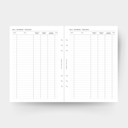 Bill Payment Tracker