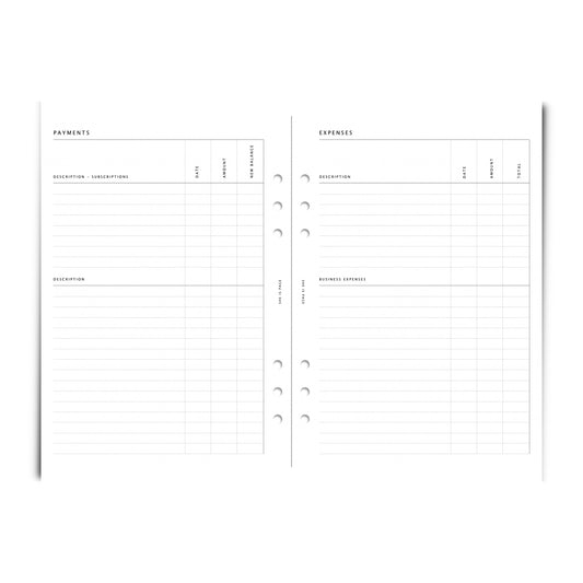 Payments and Expenses